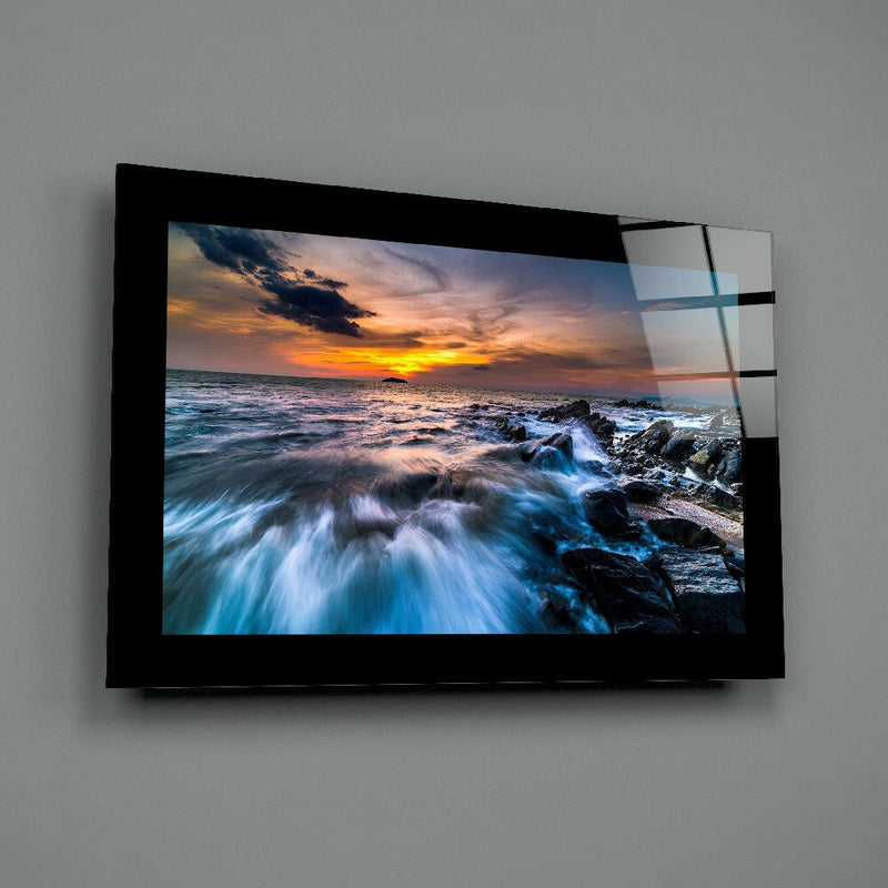 Combatant Sea Glass Wall Art