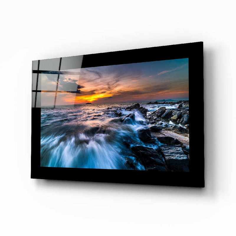 Combatant Sea Glass Wall Art