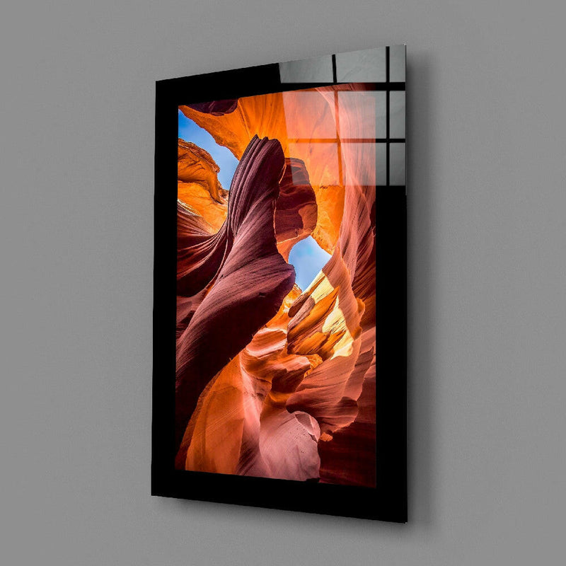 Grand Canyon Rift Glass Wall Art