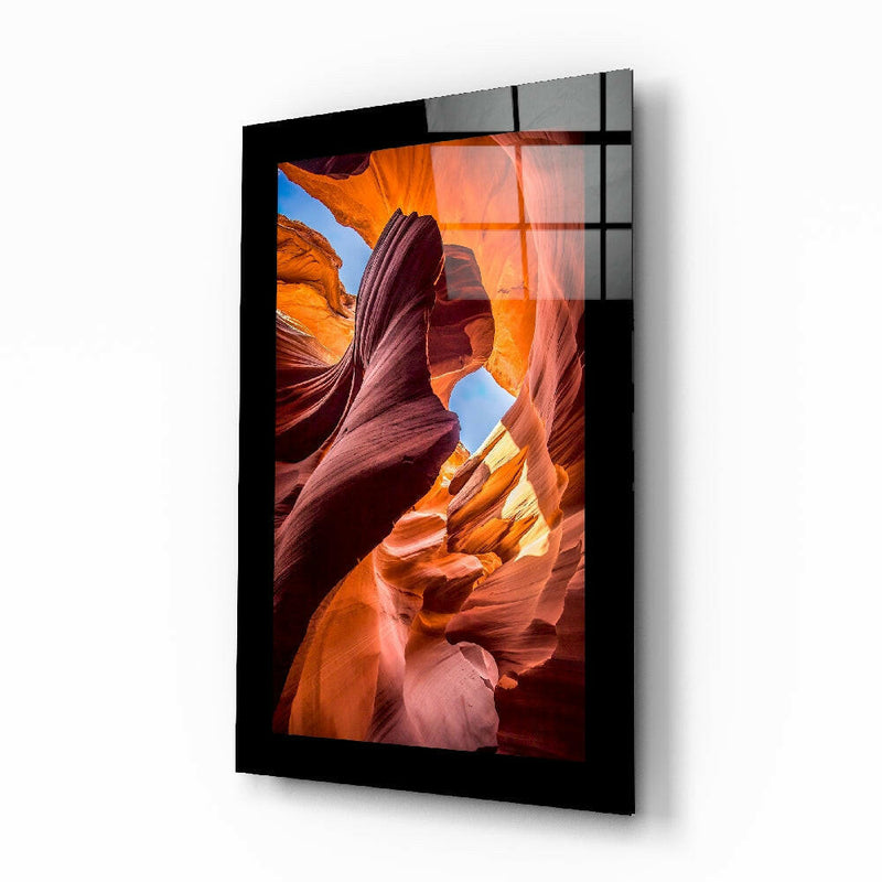 Grand Canyon Rift Glass Wall Art