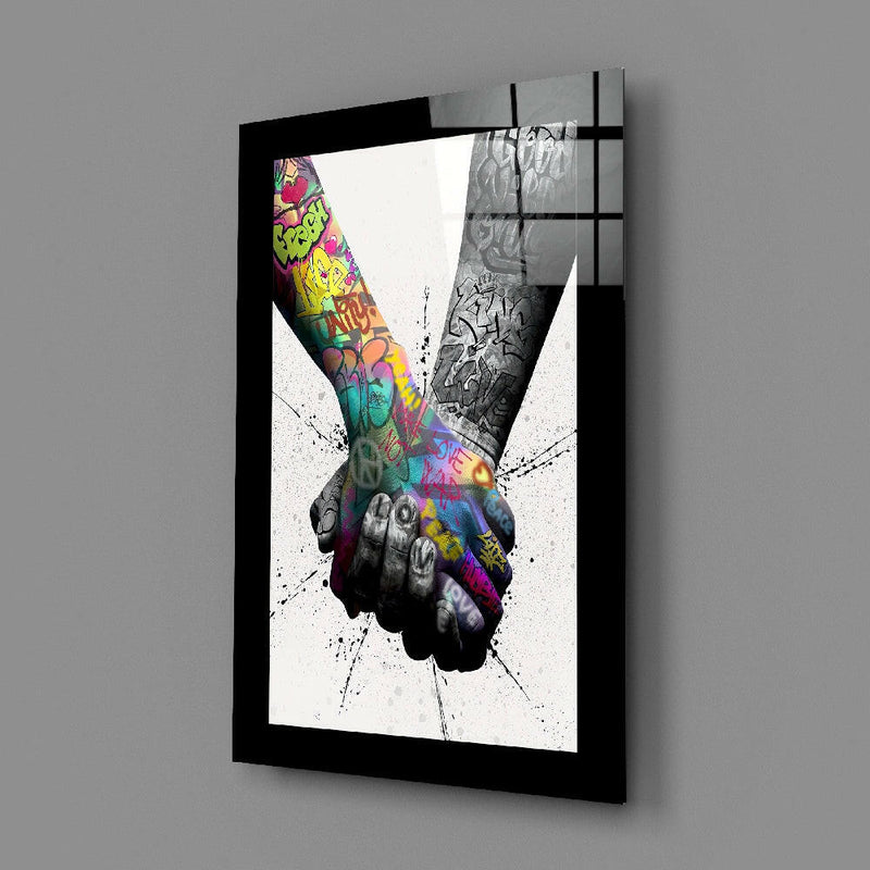 Meeting Glass Wall Art