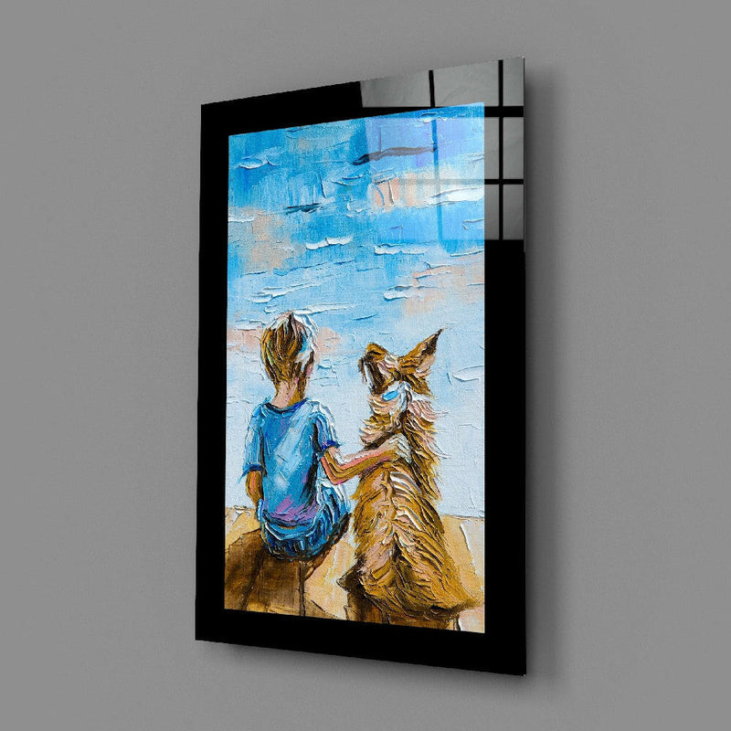 Eternal Friendship Glass Wall Art
