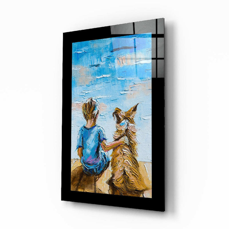 Eternal Friendship Glass Wall Art