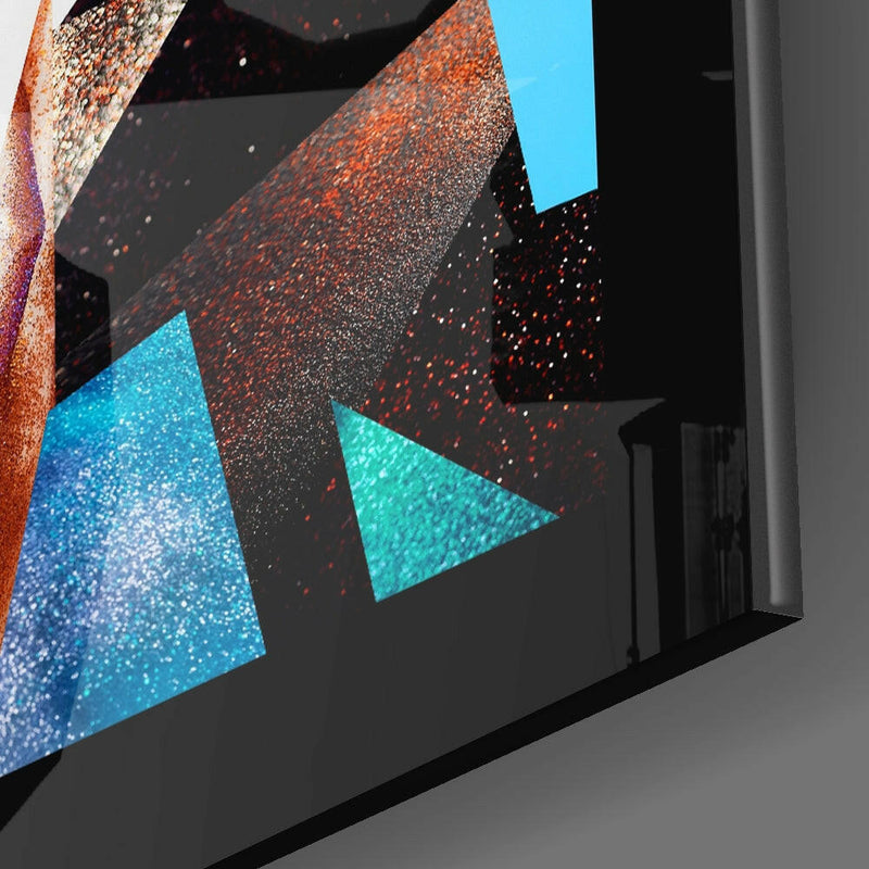 Modern Woman Glass Wall Art