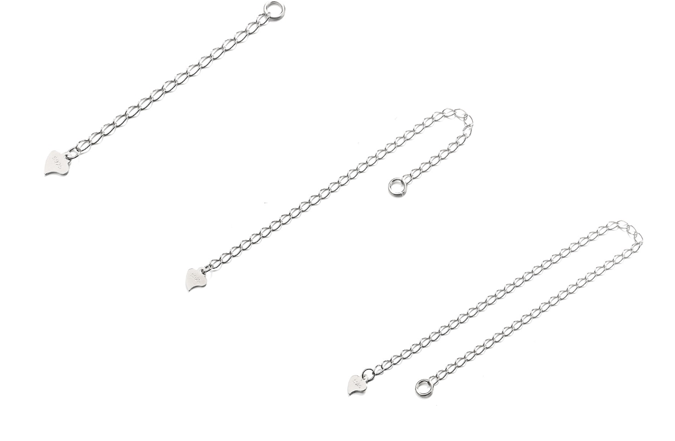 Sterling Silver (3 Pack) Extenders