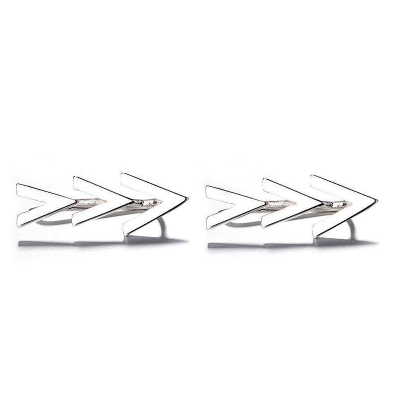 Sterling Silver minimalist crystal climber earring