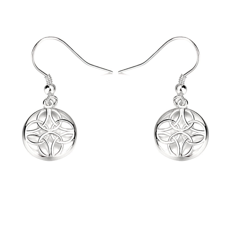 Sterling Silver Celtic Hook Earrings