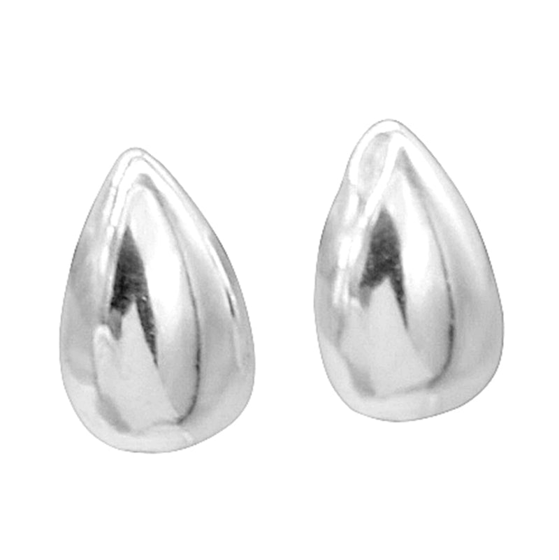 Sterling Silver Tear Drop Stud Earring