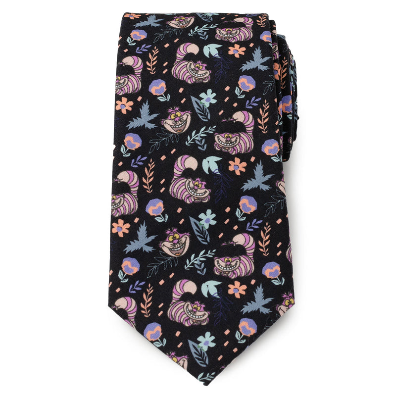 Disney Alice in Wonderland Cheshire Cat Black Men's Tie