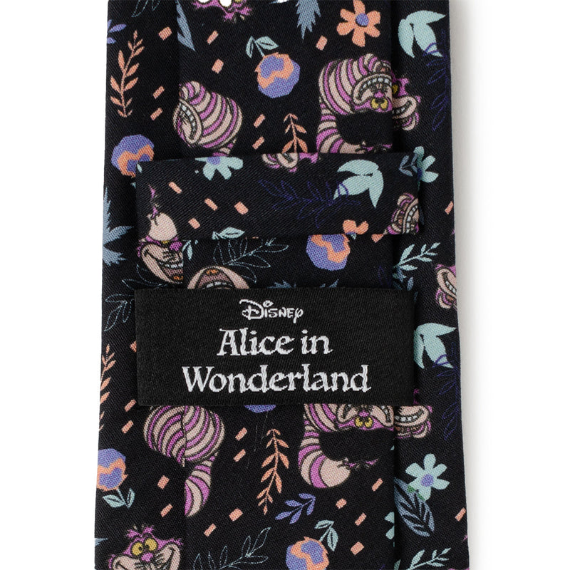 Disney Alice in Wonderland Cheshire Cat Black Men's Tie