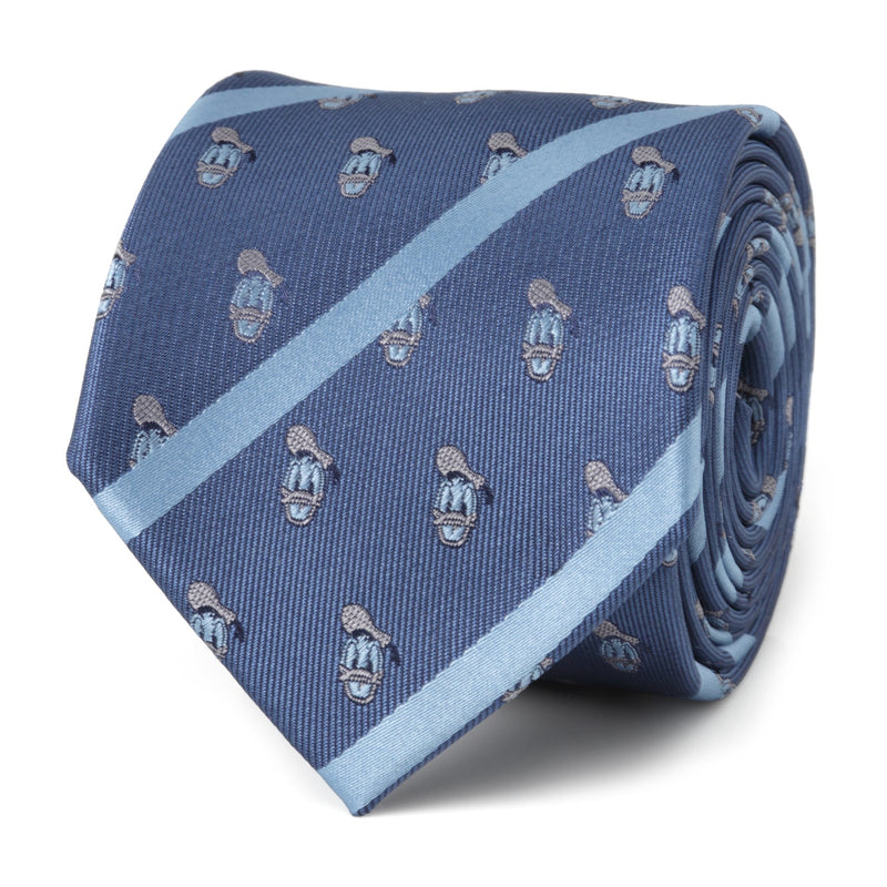 Disney Donald Duck Stripe Blue Men's Tie
