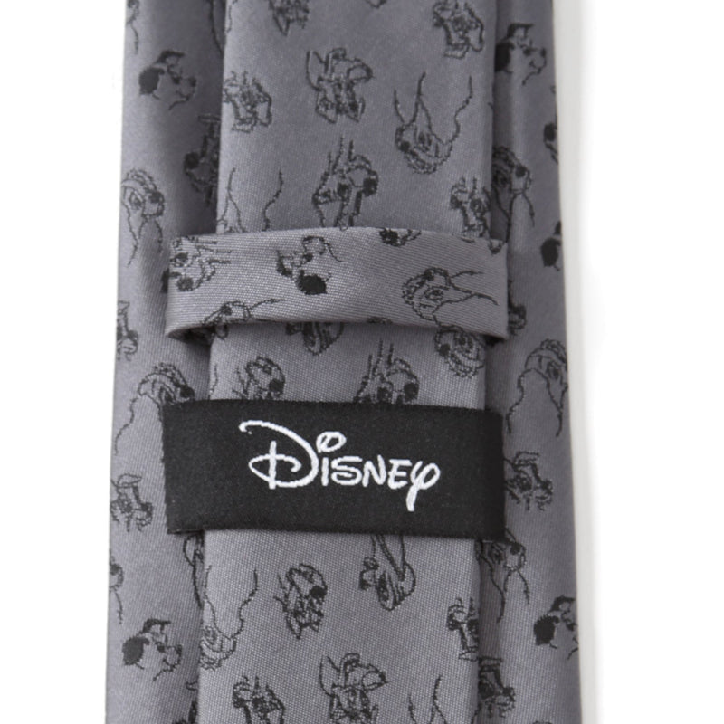 Disney Dogs Gray Men's Tie
