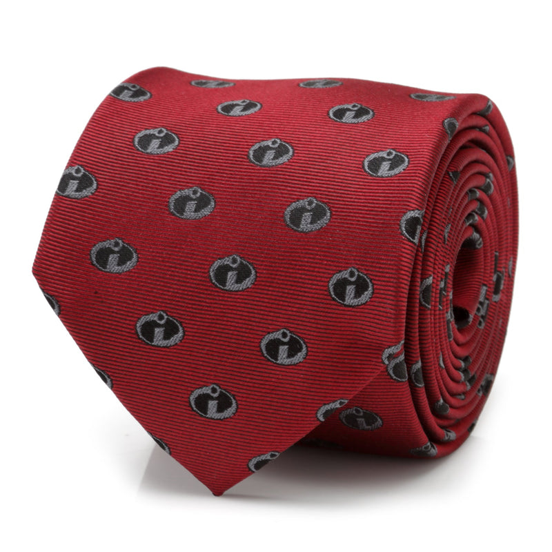 Disney Pixar The Incredibles Logo Red Men's Tie