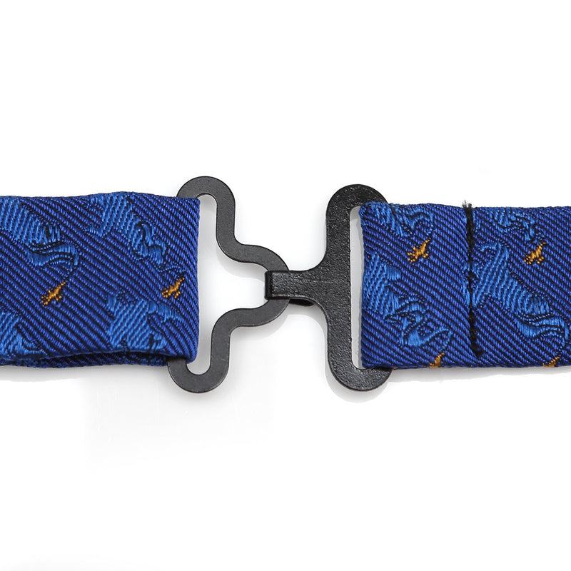 Disney Aladdin Genie Scattered Blue Big Boys' Bow Tie
