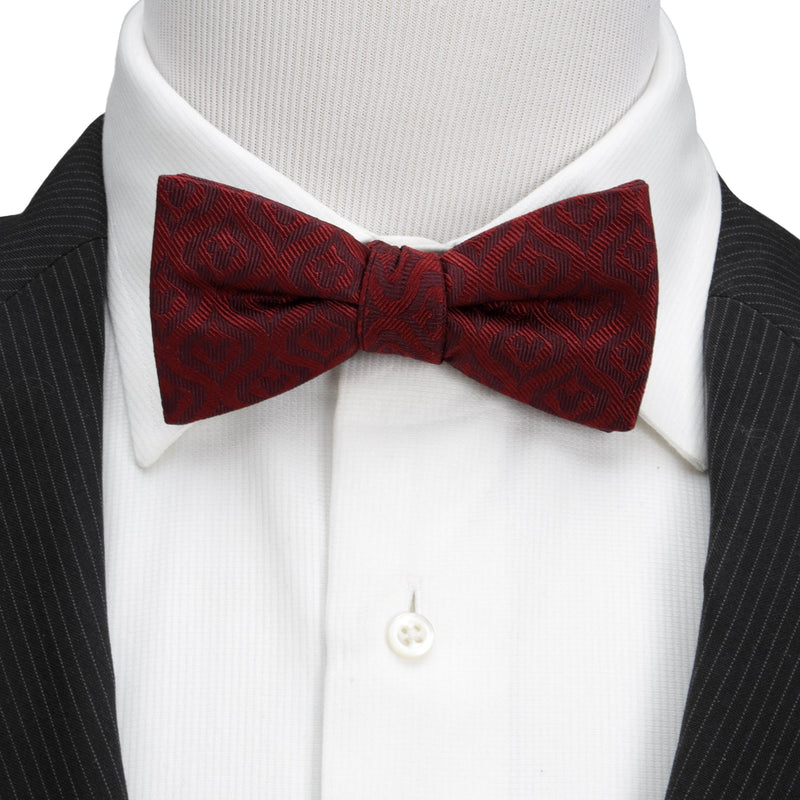 Disney Mickey Mouse Holiday Maroon Bow Tie