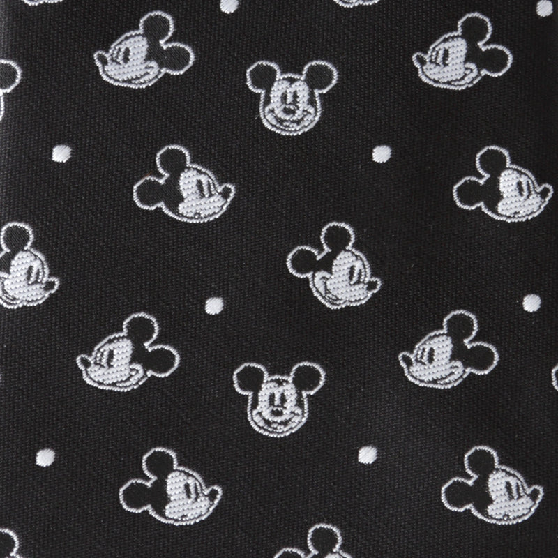 Disney Mickey Mouse Black Dot Men's Tie