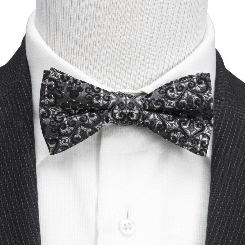 Disney Mickey Mouse Damask Pocket Square and Bow Tie Gift Set