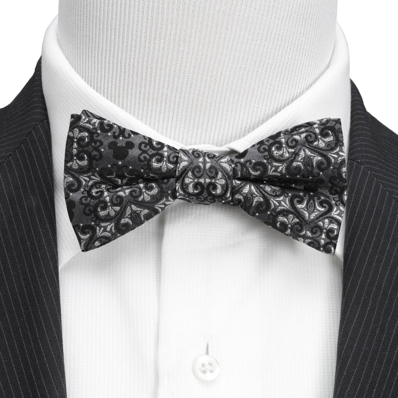 Disney Mickey Mouse Damask Tile Bow Tie
