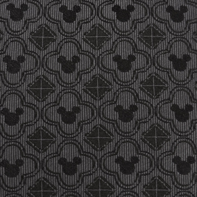 Disney Mickey Mouse Pattern Black Men's Tie