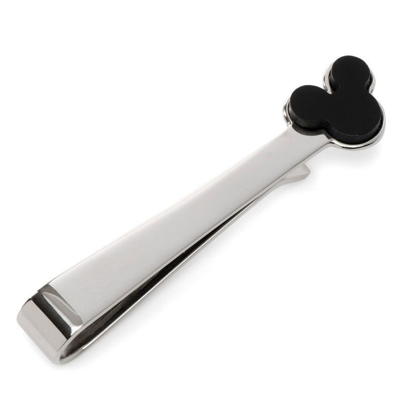 Disney Mickey Mouse Onyx Stainless Steel Tie Bar