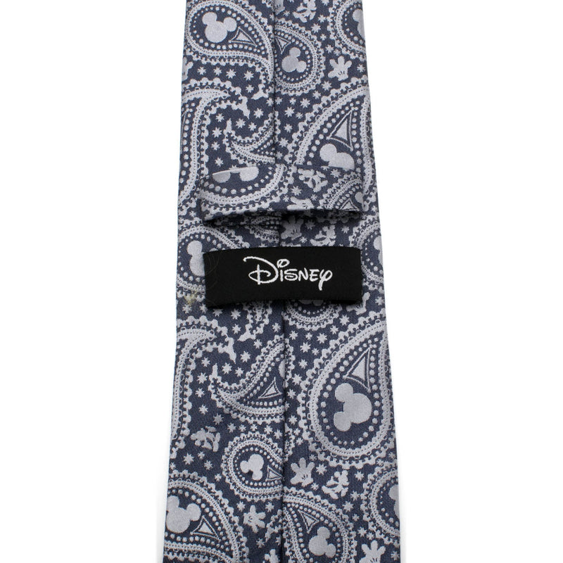 Disney Mickey Mouse Gray Paisley Mens Tie