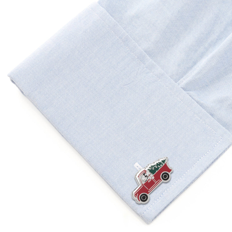 Disney Mickey Mouse Holiday Truck Cufflinks