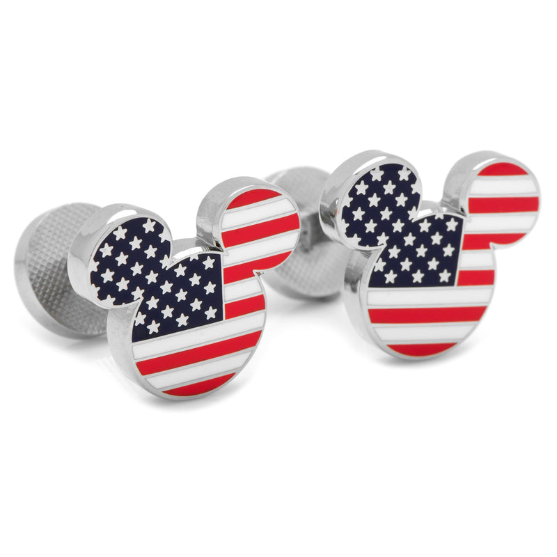 Disney Mickey Mouse Stars and Stripes Cufflinks