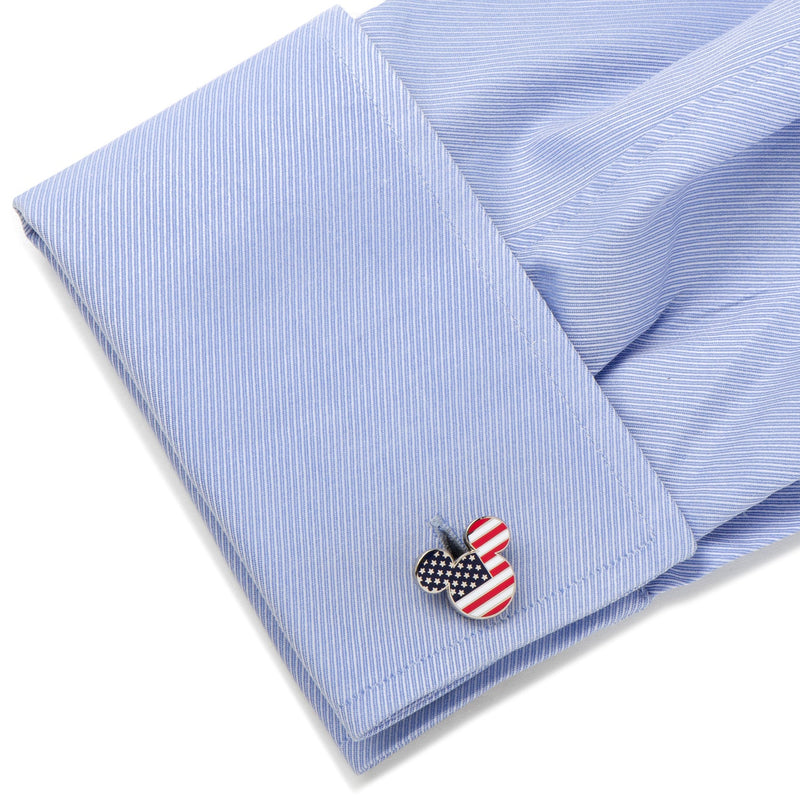Disney Mickey Mouse Stars and Stripes Cufflinks