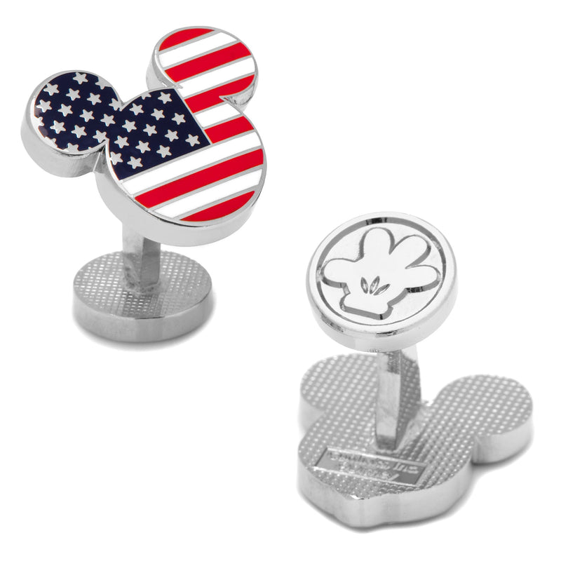 Disney Mickey Mouse Stars and Stripes Cufflinks