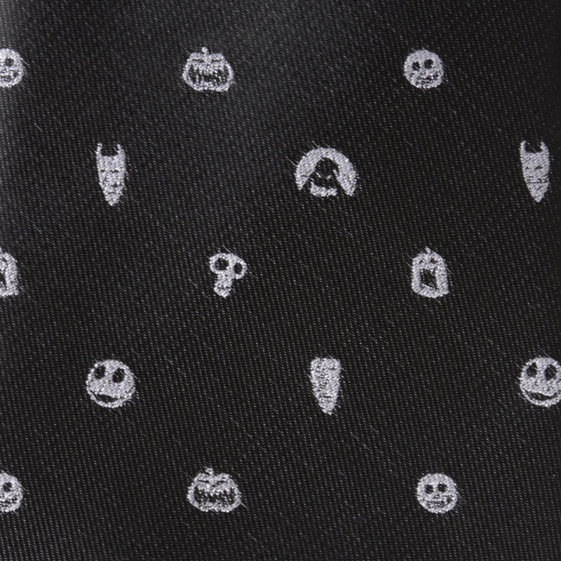 Disney The Nightmare Before Christmas Black Gray Men's Tie
