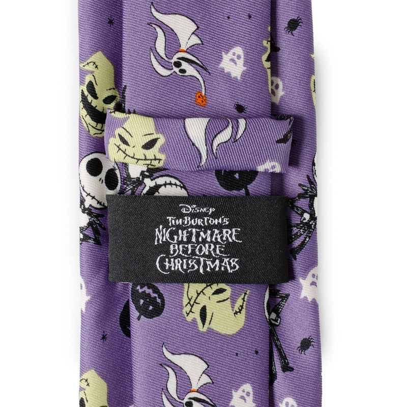 Disney The Nightmare Before Christmas Purple Men's Tie