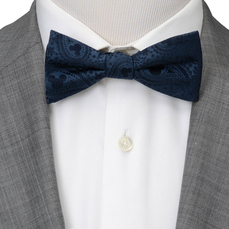 Disney Mickey Mouse Navy Paisley Bow Tie