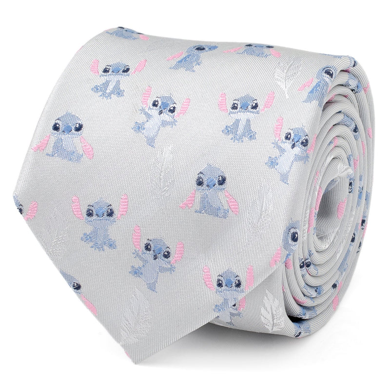 Disney Lilo & Stitch Gray Men's Tie