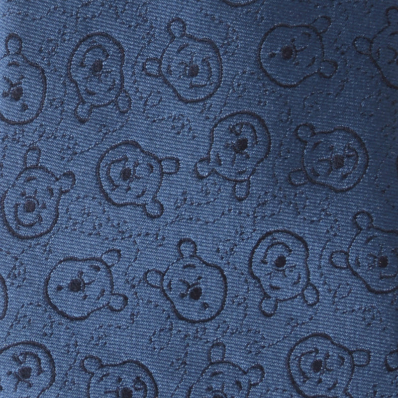 Disney Winnie the Pooh Blue Tonal Men's Tie