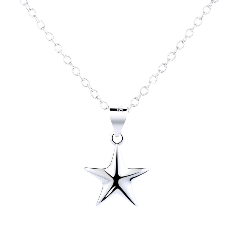Sterling Silver Star Pendant Necklace