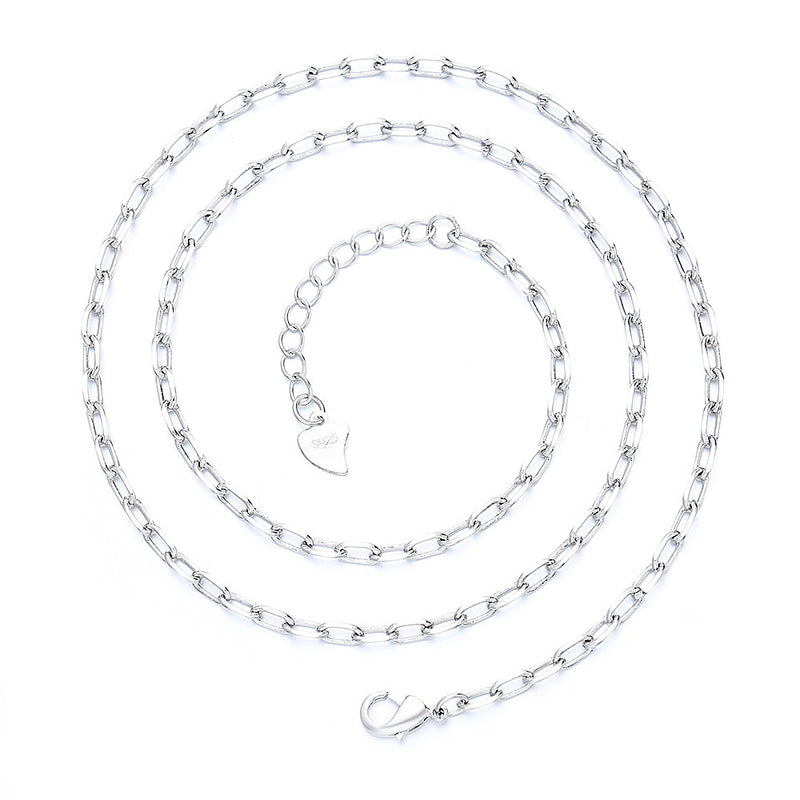 18K Gold Paper Clip Necklace