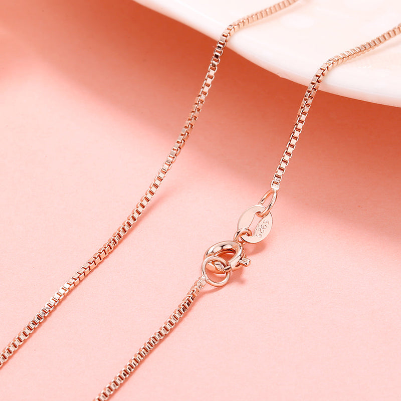 Amy and Annette 14K Gold 16-24" inch Box Chains