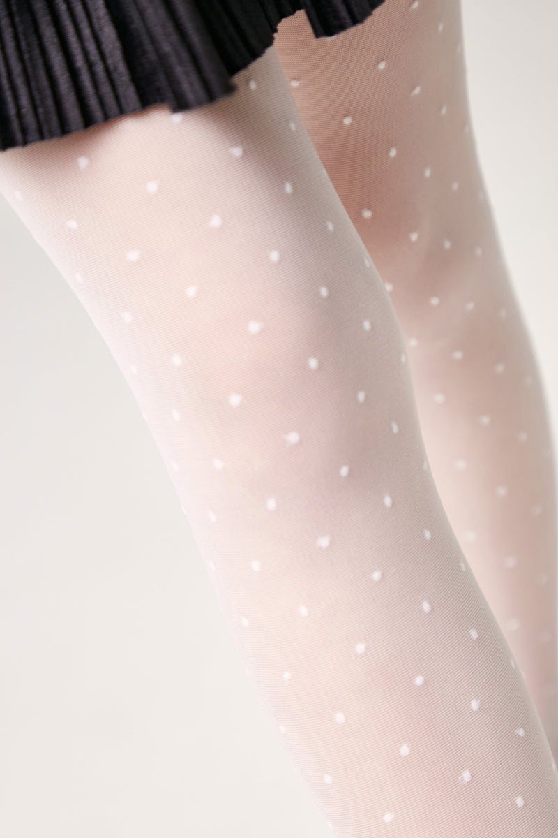 Conte Tights for girls Dotsy 30 Den - Reinforced Panty-Shorts Torso