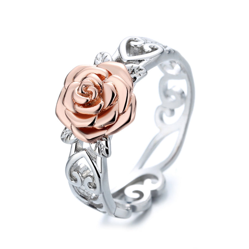 Sterling Silver Filigree Flower Ring