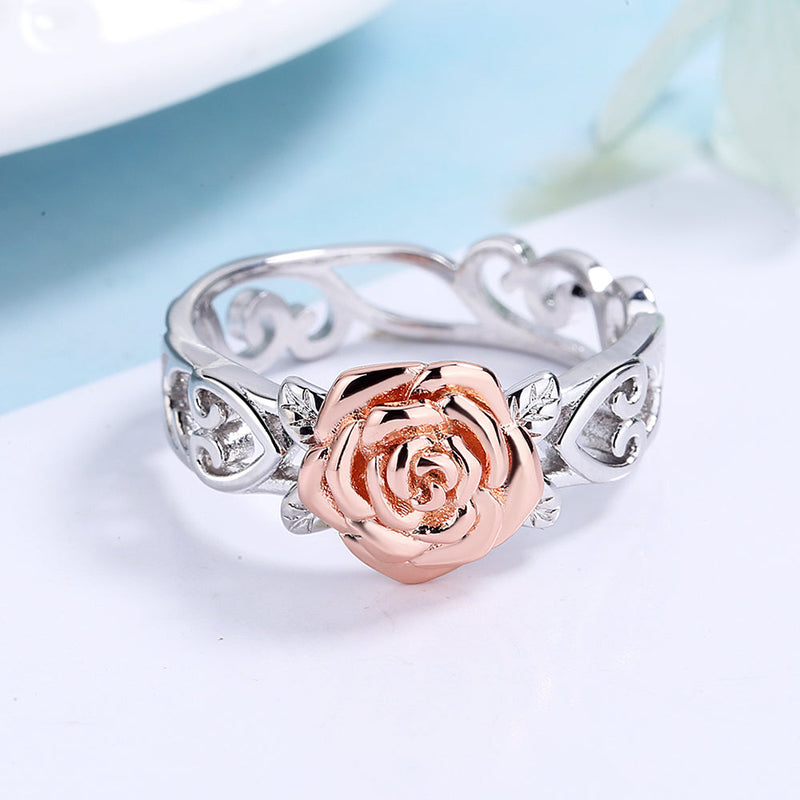 Sterling Silver Filigree Flower Ring