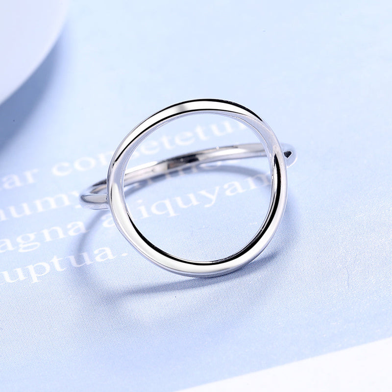 Sterling Silver Open Circle Ring