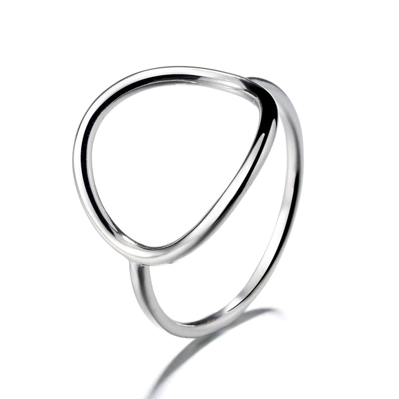 Sterling Silver Open Circle Ring