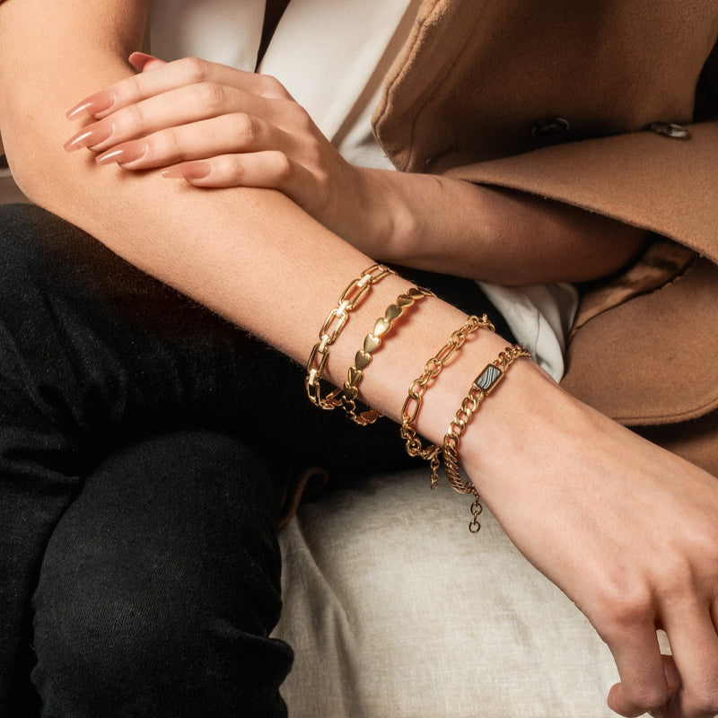 Heartline Open Bangle