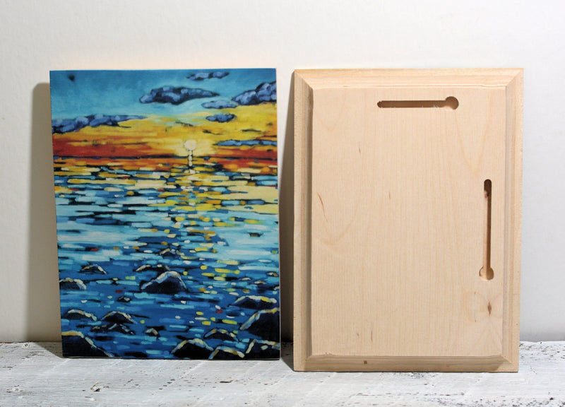 Views From Stickney Ridge Print on Paper, Wood Panel