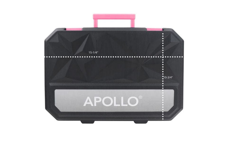 Essential 65-Piece Pink Tool Set with Socket Set and Most-Used Tools for Do it Yourself Repairs and Maintenance - DT0001P