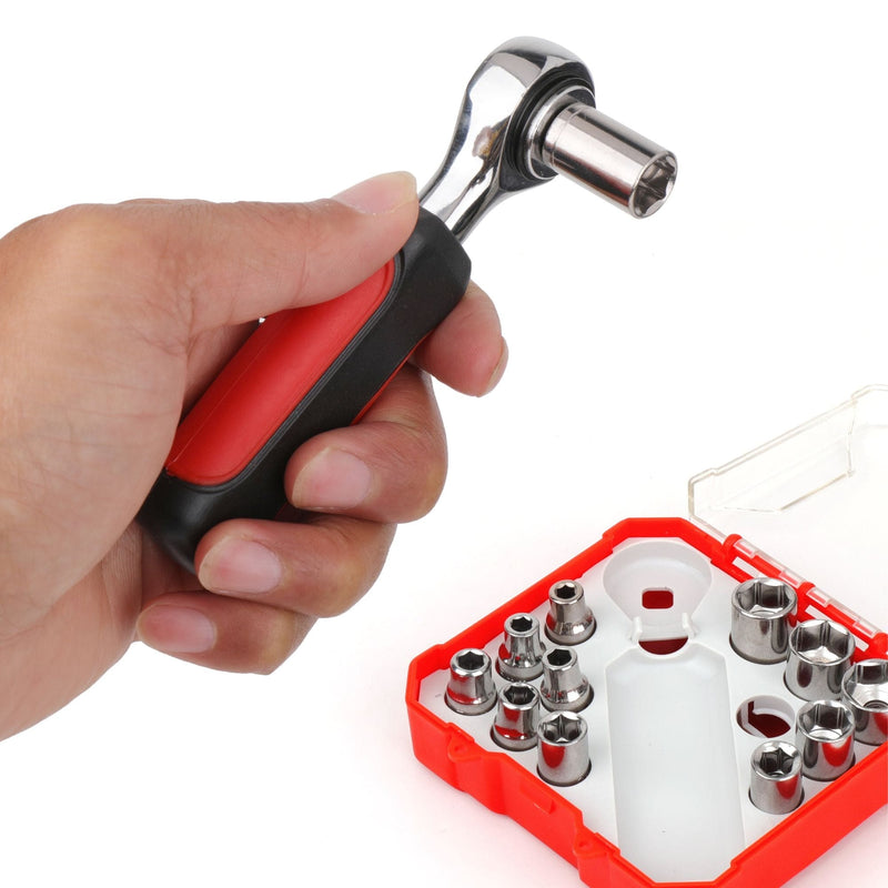 13 Piece ¼ Inch Drive Metric Socket Set - DT5023