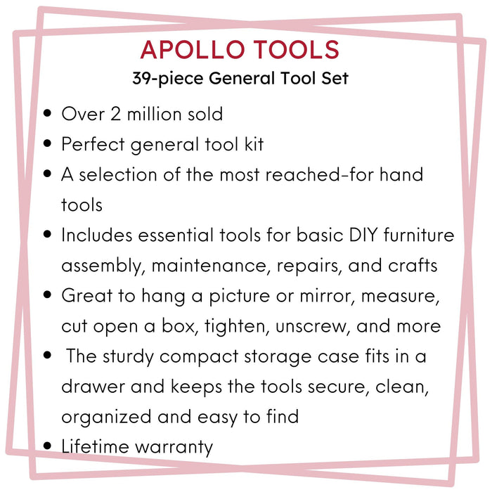 39 Piece General Tool Set - DT9706