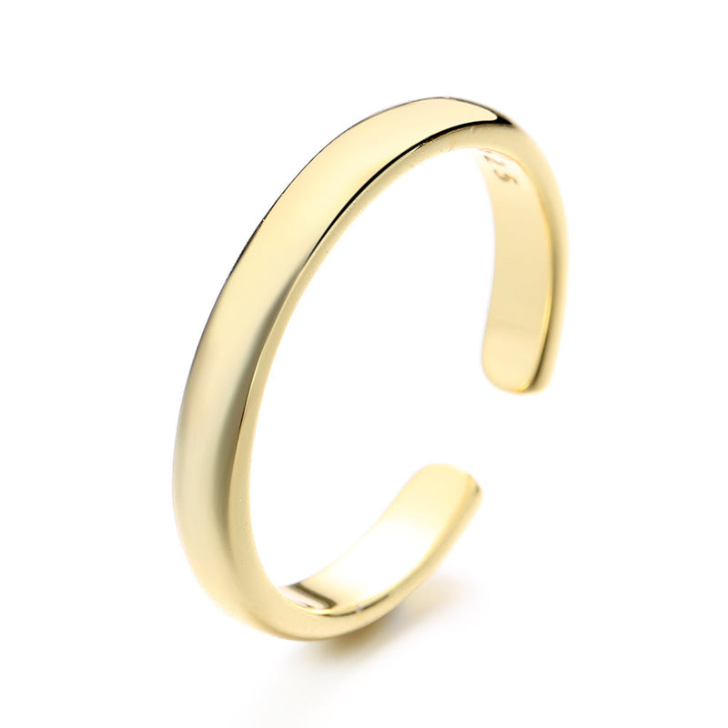 14K Gold and Sterling Silver Toe Ring