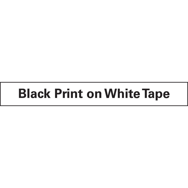 DYMO D1 High-Performance Polyester Removable Label Tape, 0.25" x 23 ft, Black on White