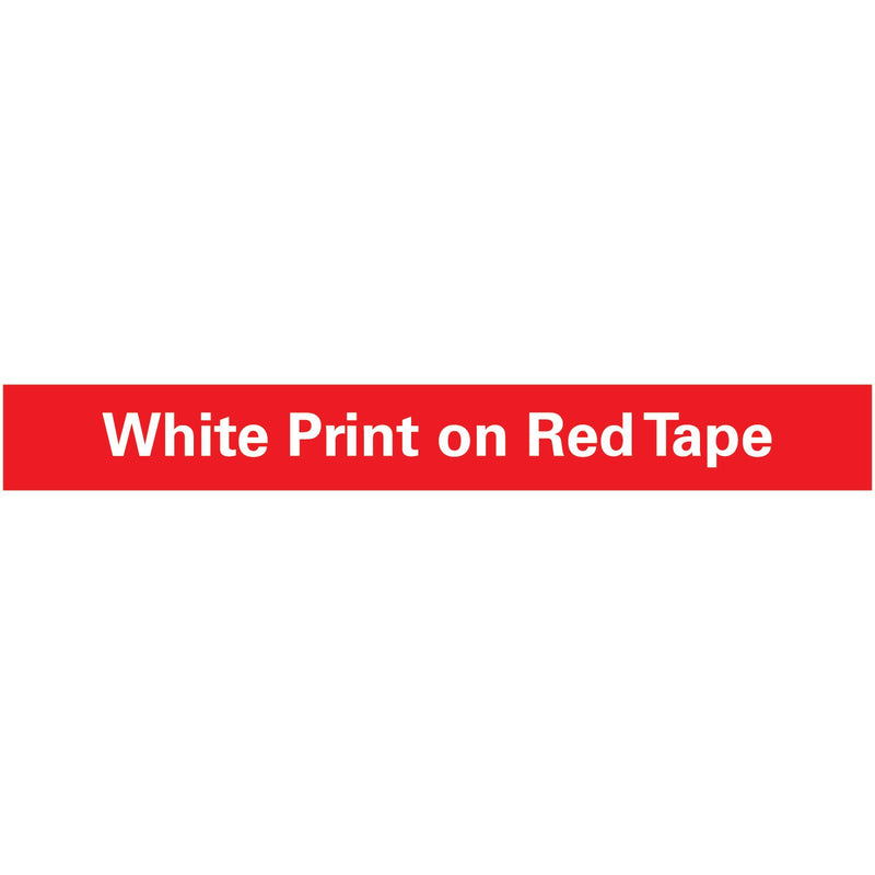 DYMO Self-Adhesive Glossy Labeling Tape for Embossers, 0.37" x 12 ft Roll, Red